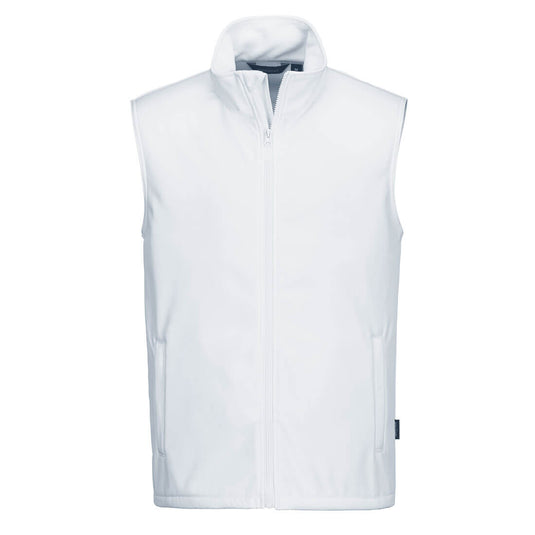 TK22 - Gilet Softshell Print and Promo (2 couches), Blanc