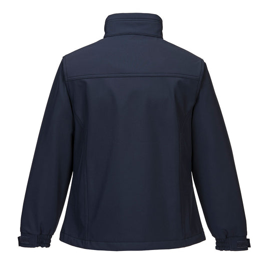 TK41 - Softshell Charlotte femmes (3L), Marine, vue de dos