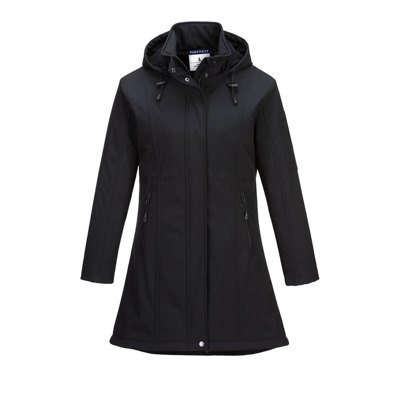 Chargez l'image dans la visionneuse de la galerie, TK42 - Veste Softshell Carla (3 couches), Noir # Couleur_Noir
