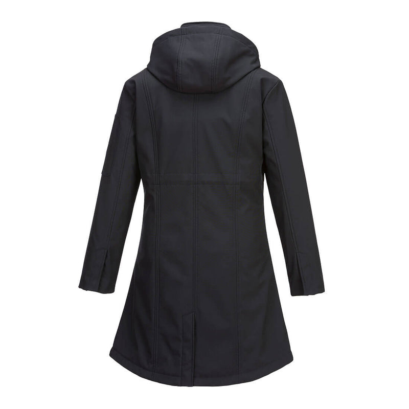 Chargez l'image dans la visionneuse de la galerie, TK42 - Veste Softshell Carla (3 couches), Noir, vue de dos # Couleur_Noir
