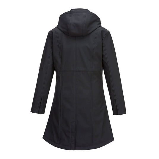 TK42 - Veste Softshell Carla (3 couches), Noir, vue de dos 