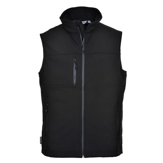 TK51 - Gilet Softshell (3L), Noir 