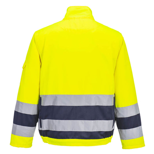 TX50-Blouson HV Lille, Jaune/Marine, vue de dos 