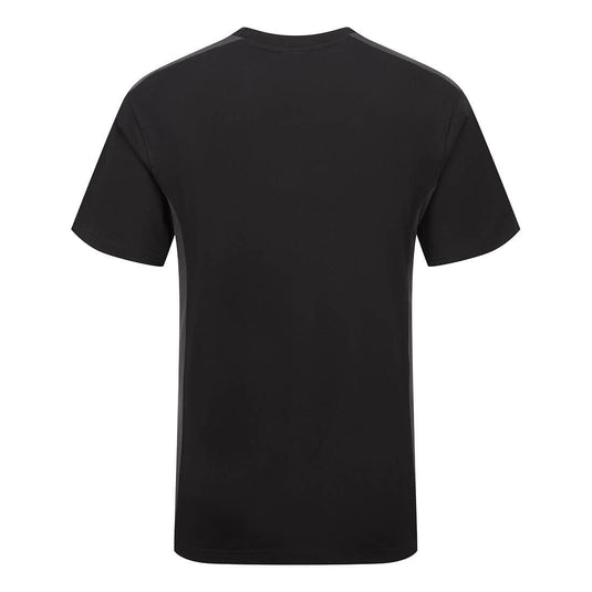 W1660-T-shirt bicolore, Noir/Gris, vue de dos 